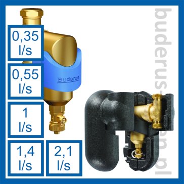 Buderus Logafix - separatory magnetyczne zanieczyszczeń